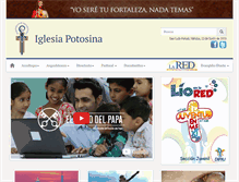 Tablet Screenshot of iglesiapotosina.org